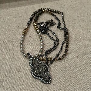 Stella & Dot Relic Pendant Necklace